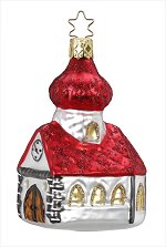 Christian Faith - Church<br>Inge-glas Ornament